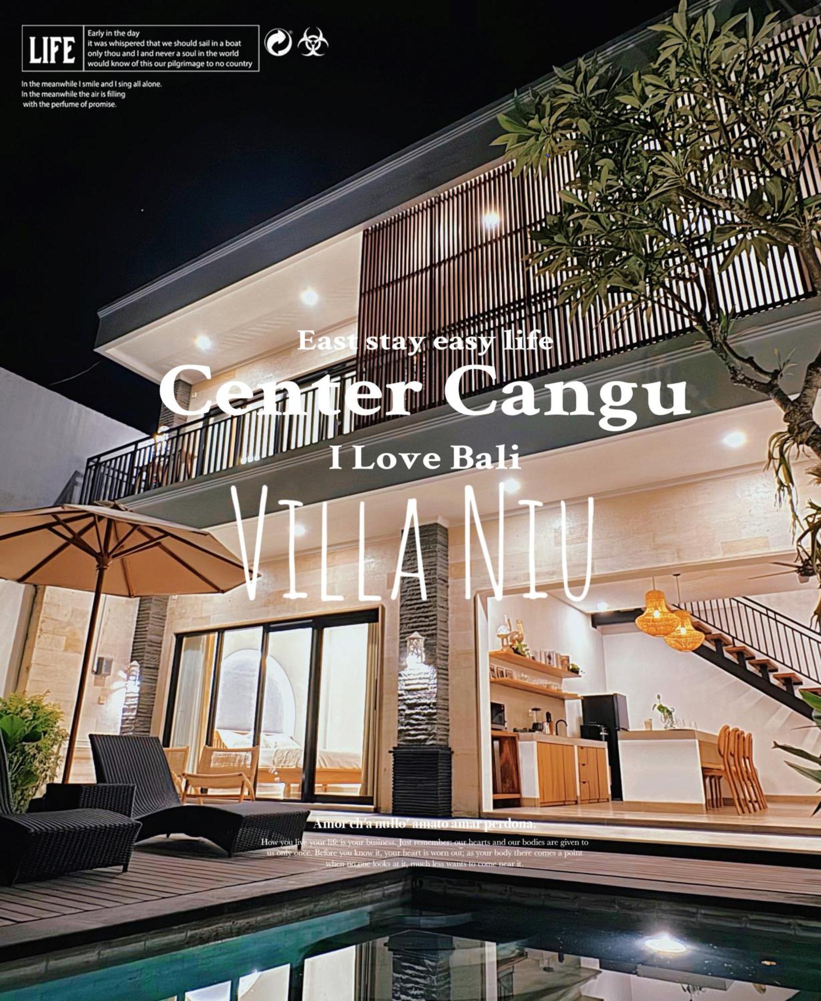 Villa Niu Center Canggu - Fattylion Exteriér fotografie