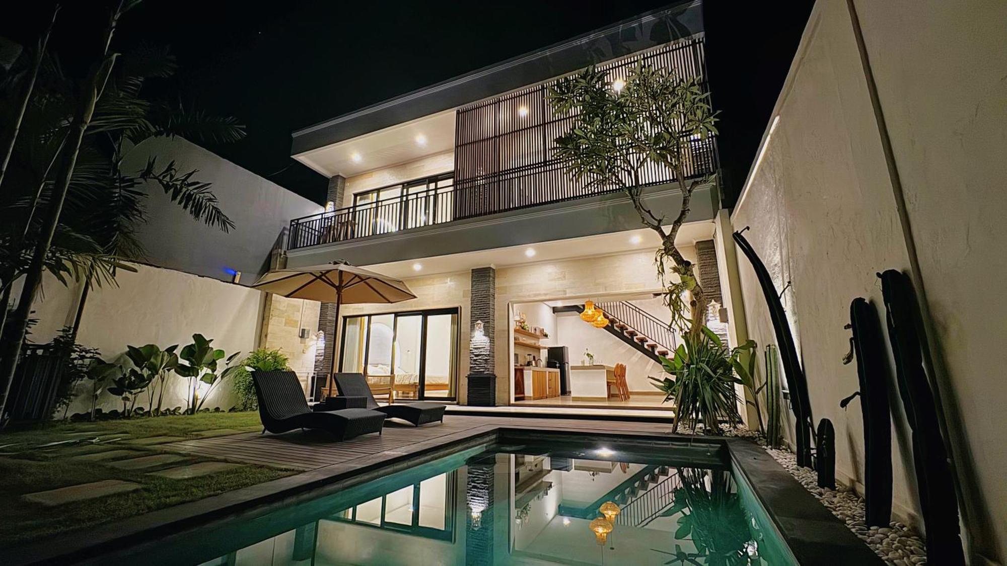 Villa Niu Center Canggu - Fattylion Exteriér fotografie